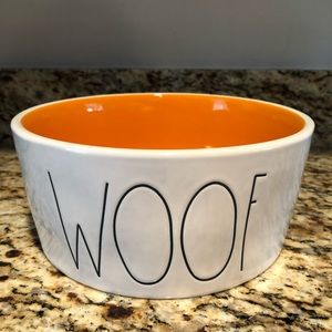 Rae Dunn “Woof” Dog Bowl